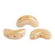 Les perles par Puca® Arcos kralen Opaque beige luster 13010/14400